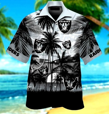 Raiders Hawaiian Shirt Aloha Hawaiian Shirt valentine gift Tropical Hawaiian