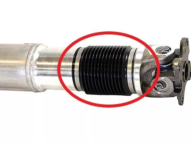 Toyota Tundra 2007-2021 2 piezas trasero aluminio línea motriz yugo bota OEM Spicer Foto 2 de 4