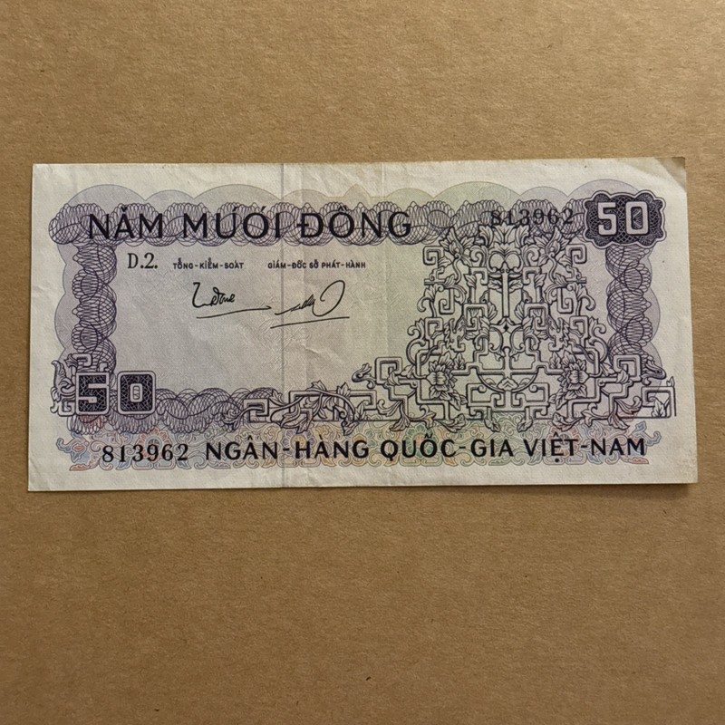 SOUTH VIETNAM 50 DONG - FINE