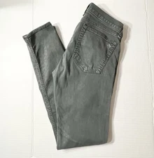 Rag And Bone Jeans Women’s 27 The Dre Gray Olive Slim Boyfriend Fit Dark Natural
