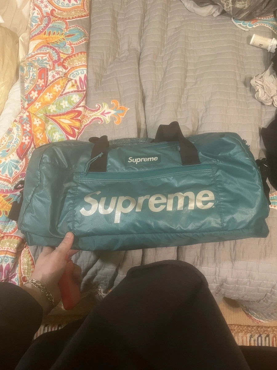 Supreme Blue Duffle Bags for Men for sale | eBay
