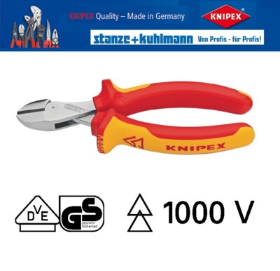 KNIPEX 7306160 Kompaktseitenschneider X-Cut  Länge 160mm VDE-isoliert bis 1000V
