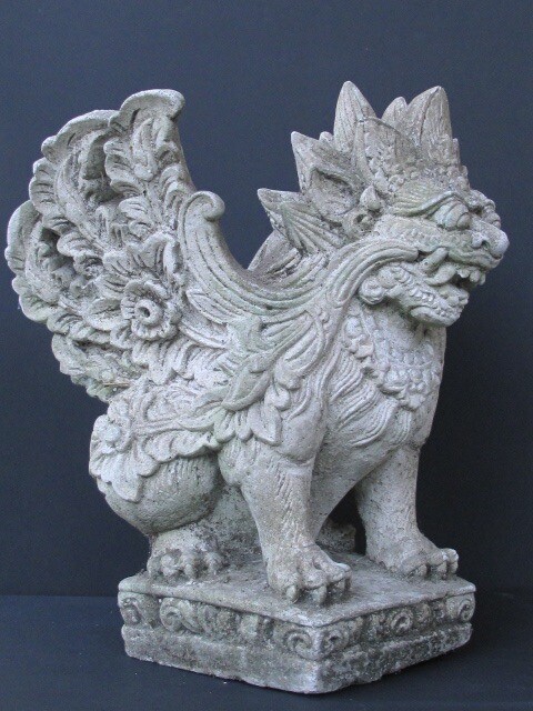Lion Singha de Temple en Pierre, Mythologie de Bali