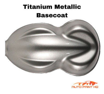 Titanium Metallic Basecoat Clearcoat Complete Gallon Kit