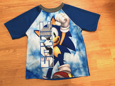 Sonic The Hedgehog short sleeve pajama t-shirt - boys size 10-12