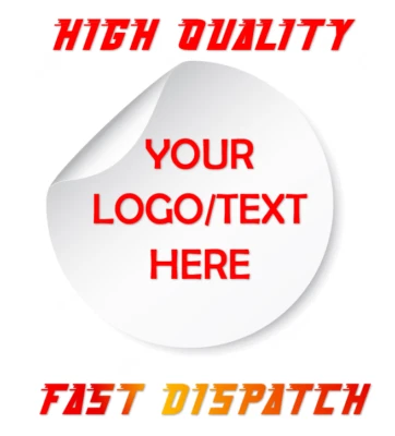 PERSONALISED ROUND PRINTED STICKERS CUSTOM LOGO LABELS BUSINESS SHIPPING FLOWERS