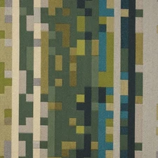 Maharam Anagram Electric Green Geometric Upholstery Fabric BTY SF659