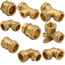 Klemmringverschraubung Kupferrohr 15 18 22 28 Klemmverschraubung DVGW