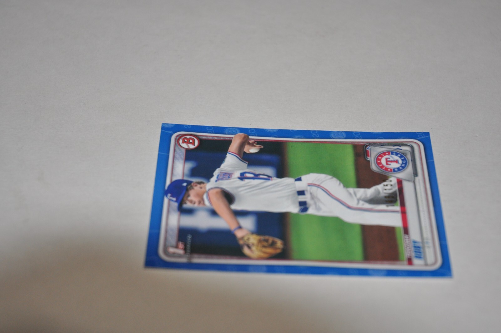 2020 Bowman Draft BD76 Tekoah Roby 1st Bowman Blue 146 /150 Texas