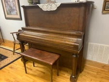 Antique Schumann Upright Piano