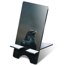 1x 3mm MDF Phone Stand Crow Blackbird Raver Black Bird #44745