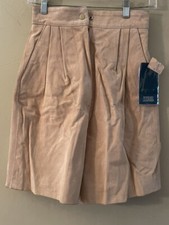 Wilson s Womens Vintage Leather Suede Bermuda Tan Shorts Size 8 New With Tags