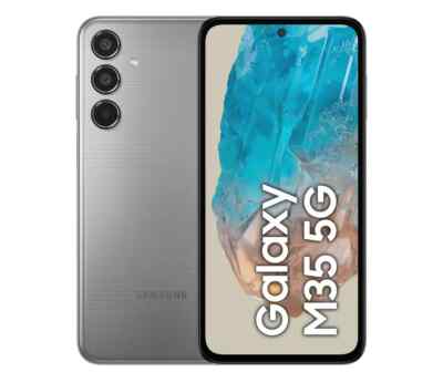 Samsung Galaxy M35 5G 6/128 GB Grau OIS 120 Hz 6000 mAh 25 W 6,6 Zoll 50,0 Mpix