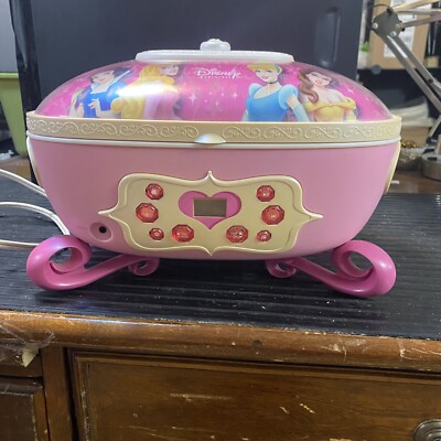 Disney Princess CD Player Boombox w/ Aux - Model P500B | eBay
