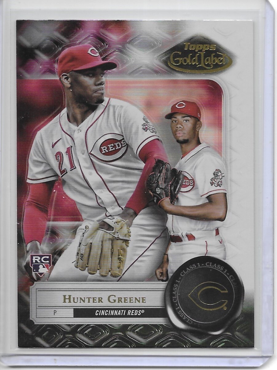 2022 Topps Gold Label Hunter Greene Class 1 #34 Reds (316)