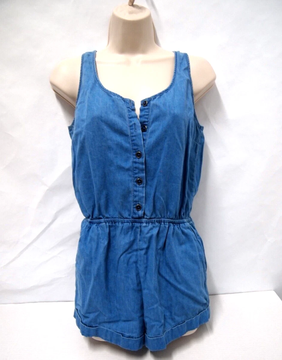 Forever 21 blue romper hotsell