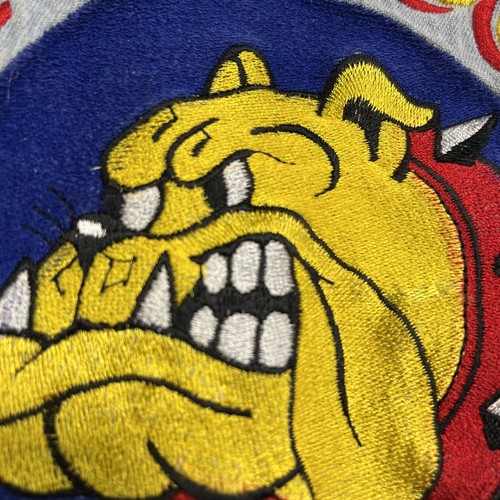 Vintage Bulldog Amsterdam Denim Jacket Embroidered Lightweight Street Weed Cafe - Bild 4 von 23