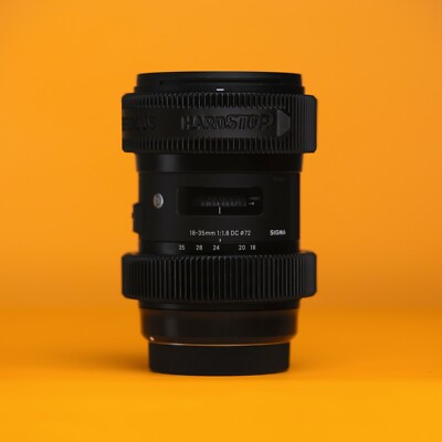Sigma 18-35mm f/1.8 HardStop Seamless Follow Focus Gear | eBay Sigma 18-35mm f/1.8 HardStop Seamless Follow Focus Gear | eBay