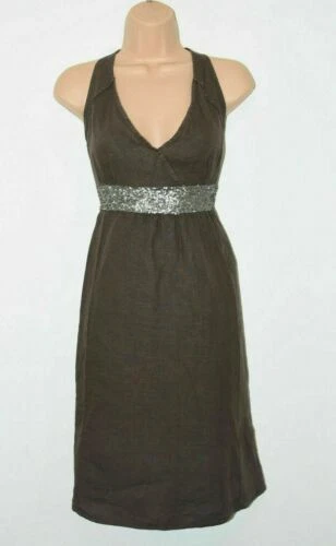 100% Linen Vintage Dresses for Women