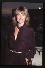 Maud Adams Candid 1980's James Bond Girl Glamour Original 35mm Transparency