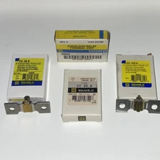 NIB Square D Type CC Thermal Overload Heater Units, Sizes CC20.9 - CC219.0