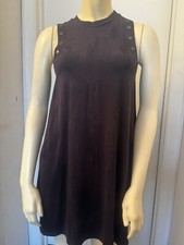 Eyeshadow Little Black Dress XS Faux Suede .