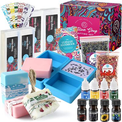 Soap Making Kit - Soap Making Supplies Melt and Pour - DIY Set for Adults and Ki