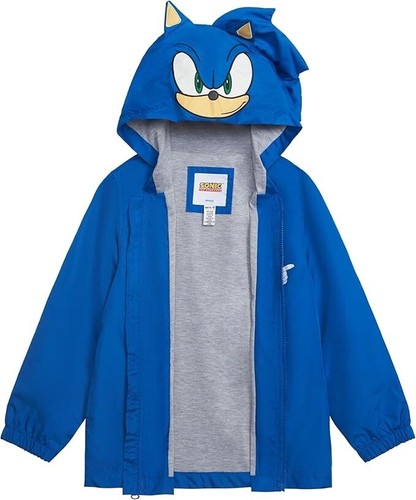 Sonic Boys' Jersey Lined Perfect Rain Jacket Size 2T 3T 4T 4 5-6 7 10-12 - Picture 2 of 3