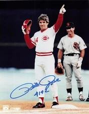 Pete Rose 4192 Cincinnati Reds Signed Autographed 8 x 10 Photo reprint