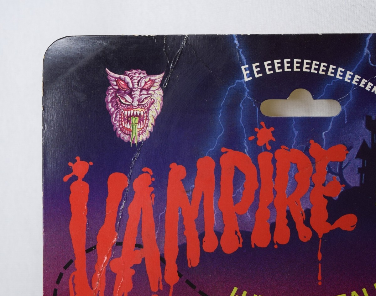 1987 Vintage Vampire Bat Purple Flying Toy 80's Tim de Ruymbeke