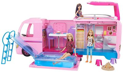Barbie Camper dei Sogni con Piscina, Bagno, Cucina e Tanti Accessori