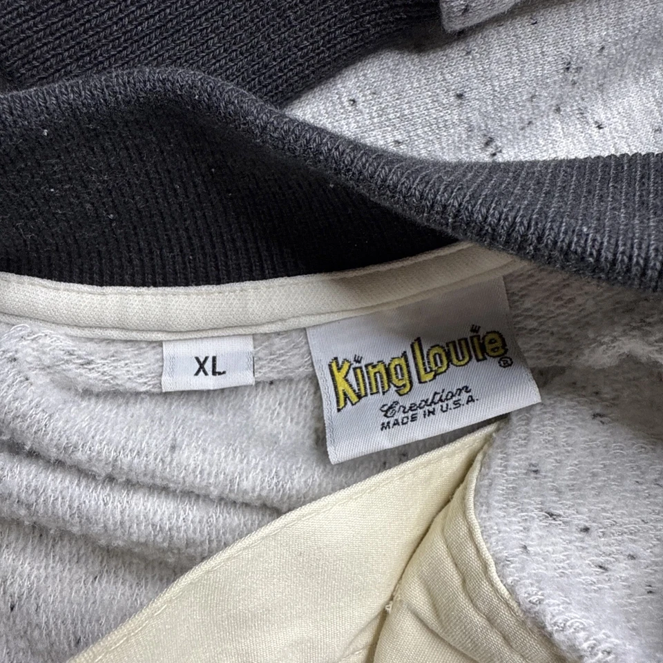 Sudadera De Colección UNLV Rebels Cuello Redondo Raglán Talla XL Gris Hecha en EE. UU. Foto 2 de 4