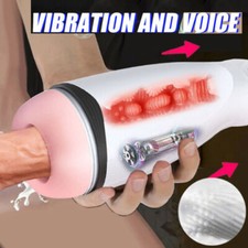 Automatic Handsfree Male Masturbater Cup Stroker Pocket-Pussy Toy Men Lubricants