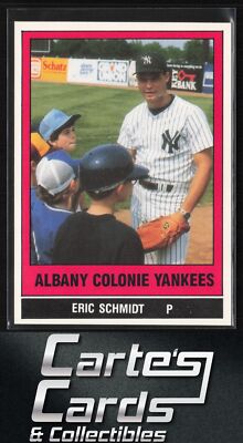 Eric Schmidt 1986 TCMA Albany-Colonie Yankees #21 New York Yankees