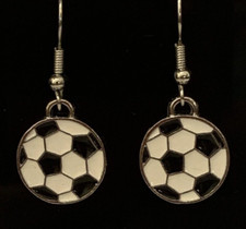Football Earrings, Sports Earring, Gift Idea, Soccer Earrings, Athletic Earrings