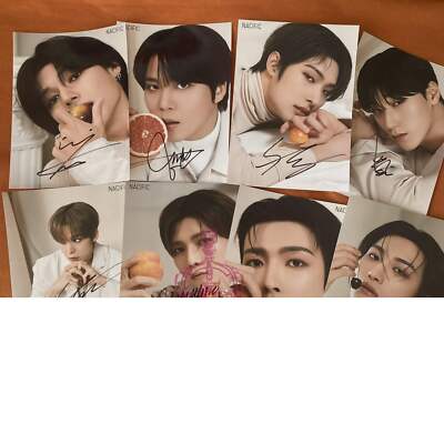 ATEEZ x Nacific 8pcs Set   Autographed Hongjoong Seonghwa Yunho Yeosang San Ming