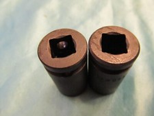 Lot of 2 APEX Tools 3116 1/2" 6pt. 3/8dr. Impact Socket USA MADE NOS