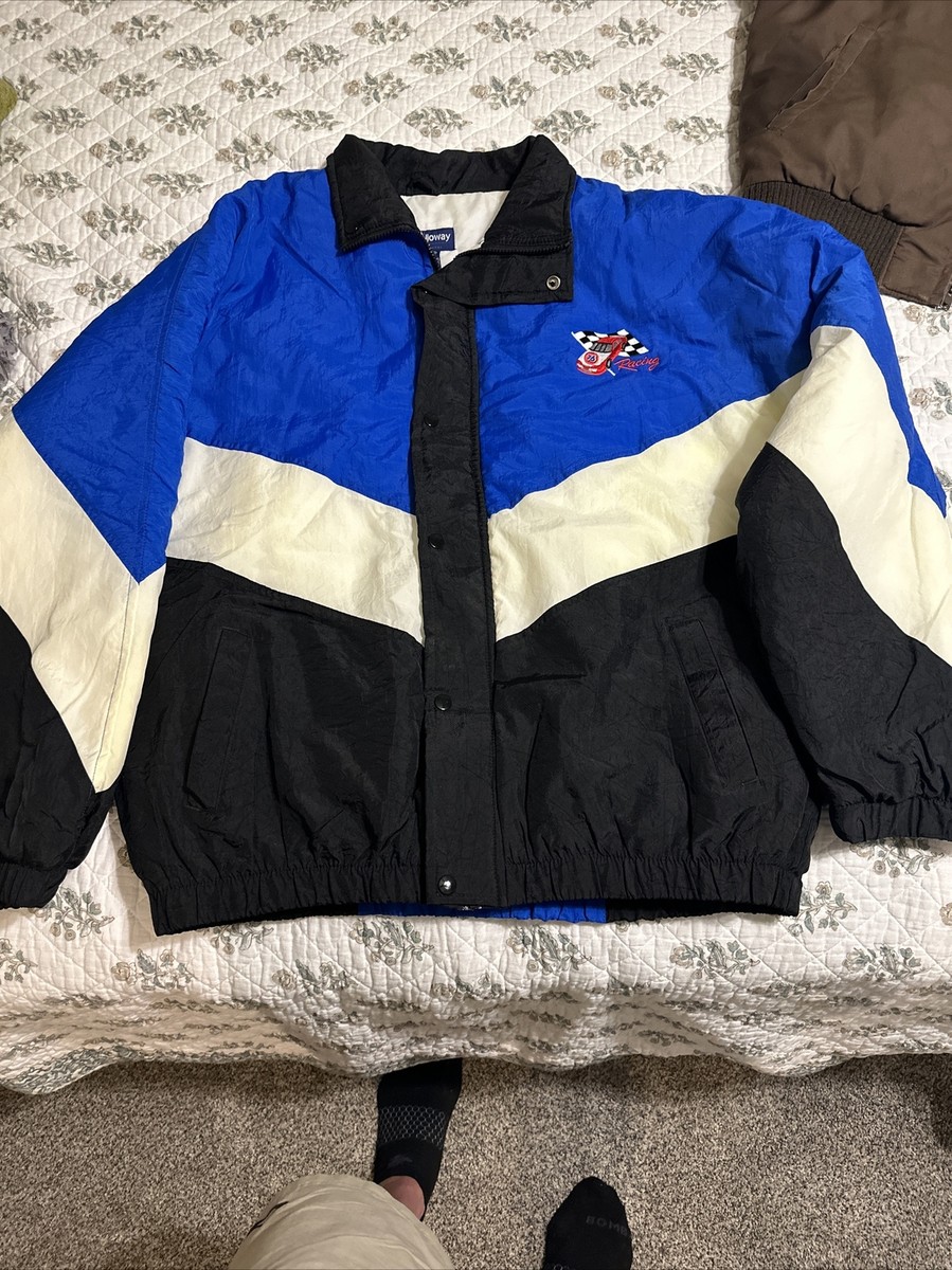 Vintage 90s Holloway Nylon puffer jacket Unocal 76 Racing