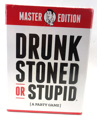 Drunk Stoned or Stupid A Party Game Master Edition for Friends FACTORY SEALED