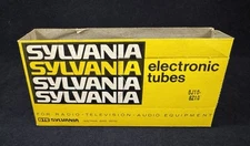 Vintage Slyvania Electronic Tubes 6J10-6Z10 Empty Box