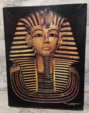Vntg 1977 Springbok TUTANKHAMUN - 500 pc Jigsaw Puzzle KING TUT MASK - Complete
