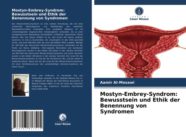 Mostyn-Embrey-Syndrom: Bewusstsein Und Ethik Der Benennung Von Syndromen Buch-image