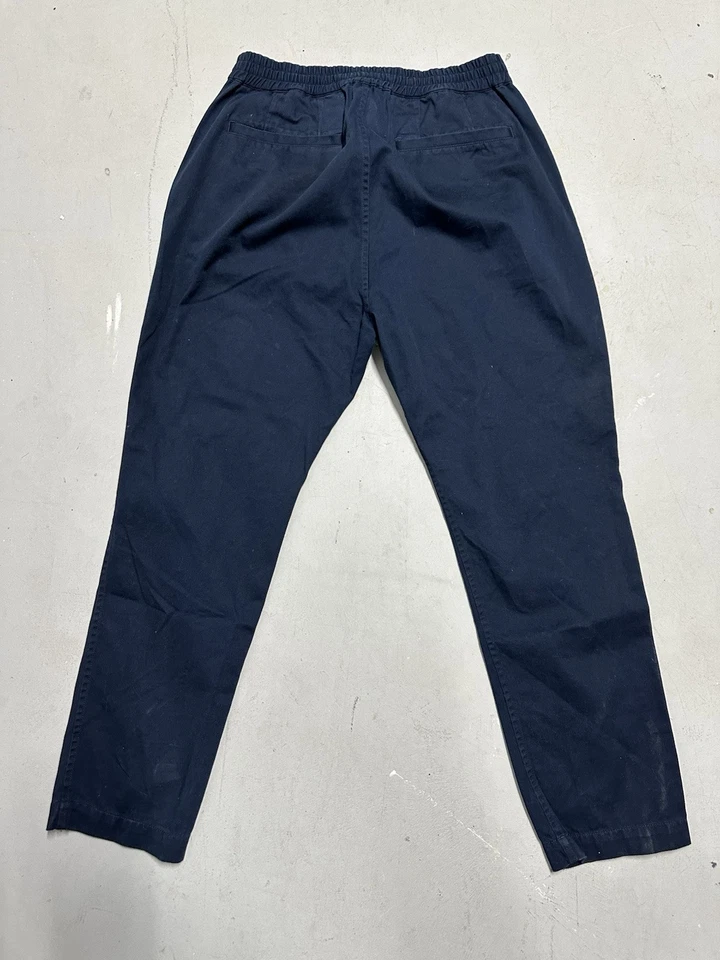 A Bathing Ape BAPE Chino Pants Stretch Navy Blue Work Pants Logo Men Size Large - Image 4 of 4