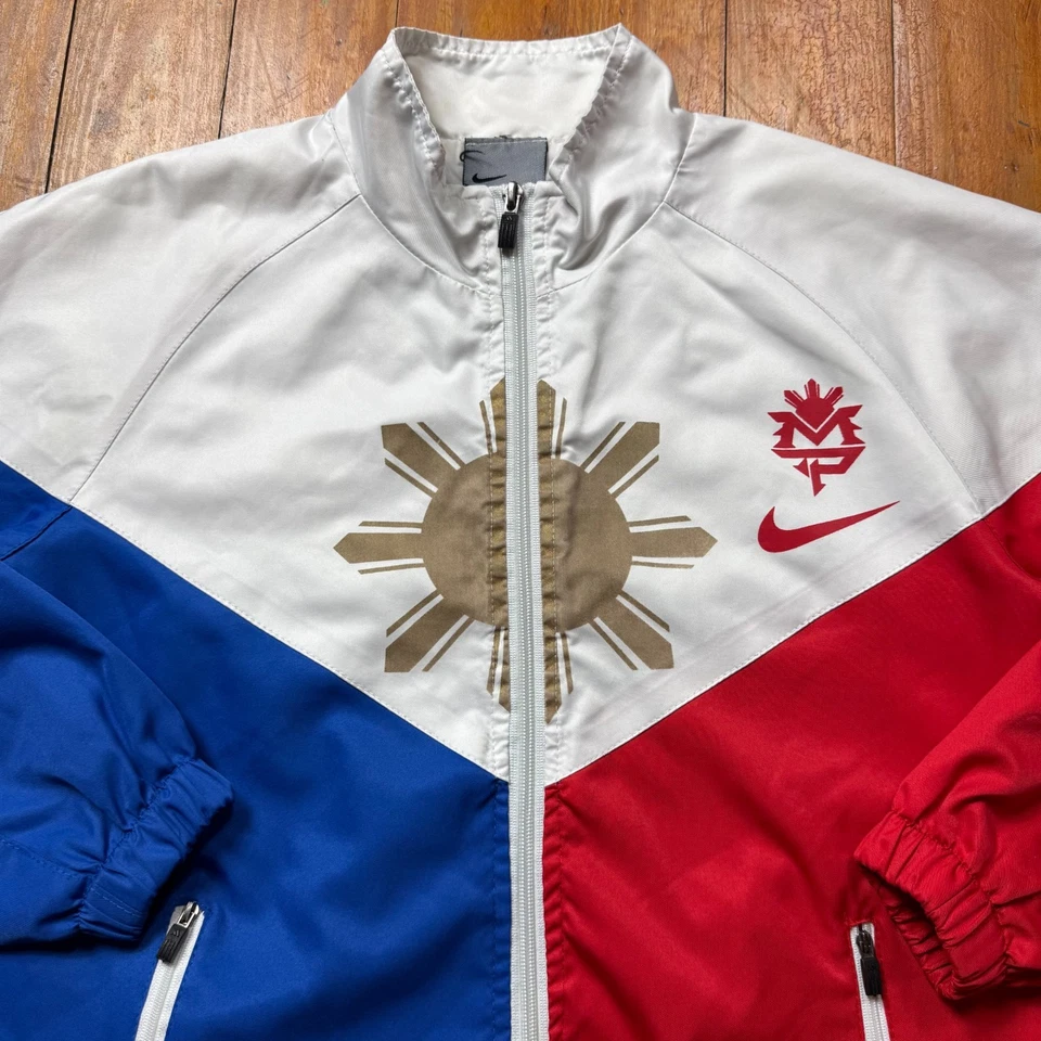 Chaqueta Nike Team Pacquiao Para Hombre Talla Grande Manny Pacquiao Filipinas Caja G2U Foto 2 de 4