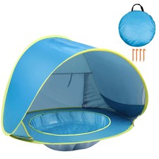 Baby Beach Tent Pop Up Beach Tents Baby Tent for Beach, Portable Shade Pool U...