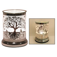 Wax Melt Burner Electric Touch Control Lamp Aromatherapy - Tree Of Life Design