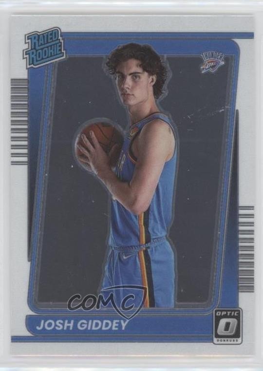 2021-22 Panini Donruss Optic Rated Rookie Josh Giddey #152 0za3