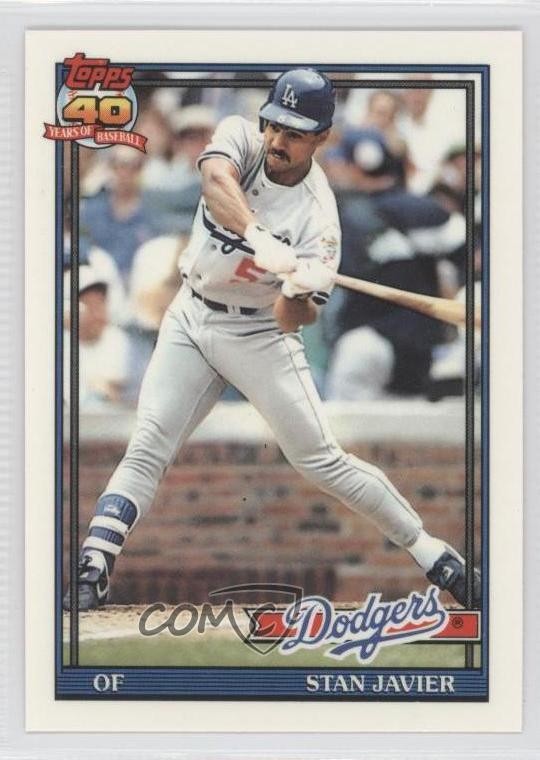 1991 Topps Factory Set Collector's Edition (Tiffany) Stan Javier #61 0j0