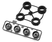 Tamiya JR Fun-Vroom Spike Tires  Wheels Set EZ Chassis  TAM15547 