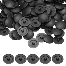 Screw Caps Covers Self Tapping Cap for Diameter 4 mm 120 Pack & Black